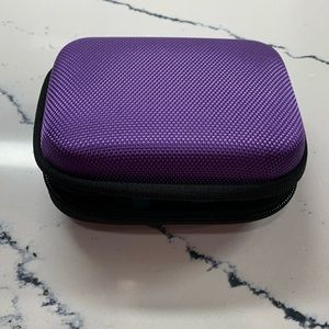 Case for cords or other small things in purple